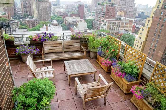 Terrasse gestalten pflanzen