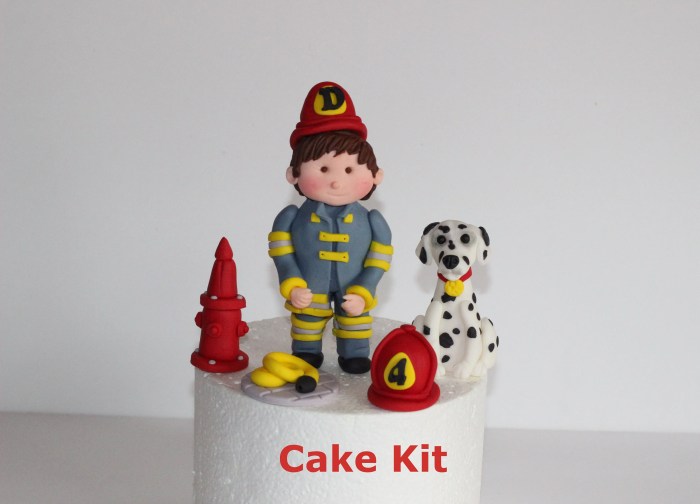 Feuerwehr kuchen deko